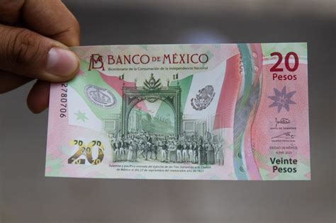 billete de 20 pesos banxico